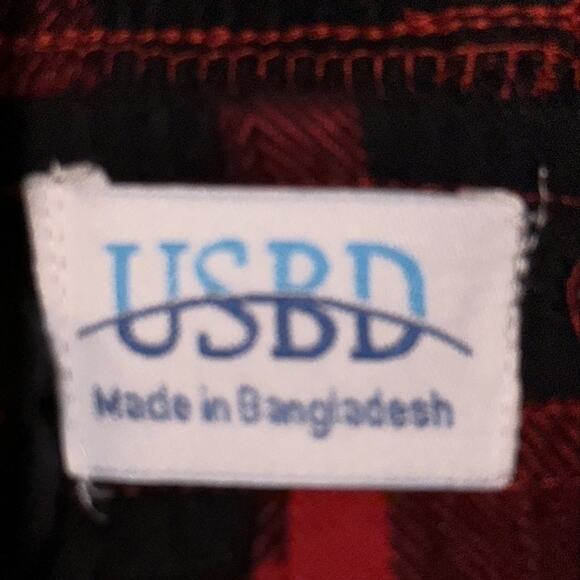 USBD Premium Flannel Pajama Pants Buffalo Plaid for Women & Men - Picture 3 of 3